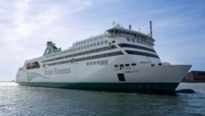 Side view of James Joyce ferry