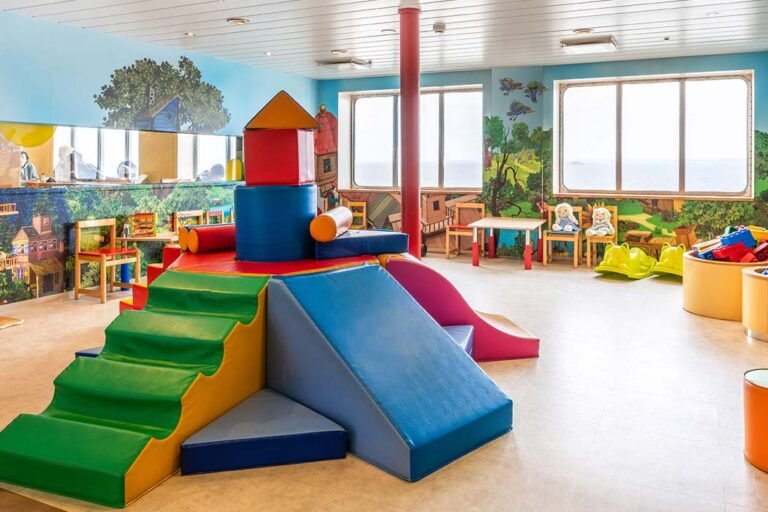 Children’s play area onboard ferry