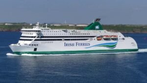 Oscar Wilde ferry at sea